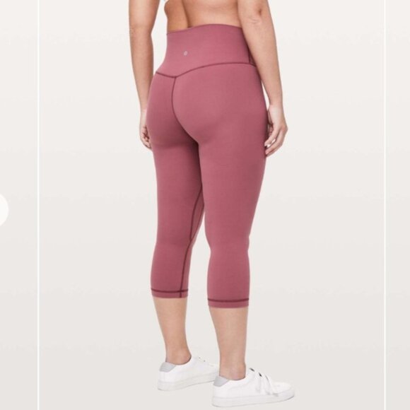 Lululemon Align Crop 21" Misty Merlot - Picture 10 of 14